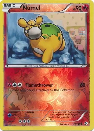 Boundaries Crossed Numel #21/149 reverse holo