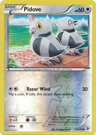 Boundaries Crossed Pidove #123/149 reverse holo