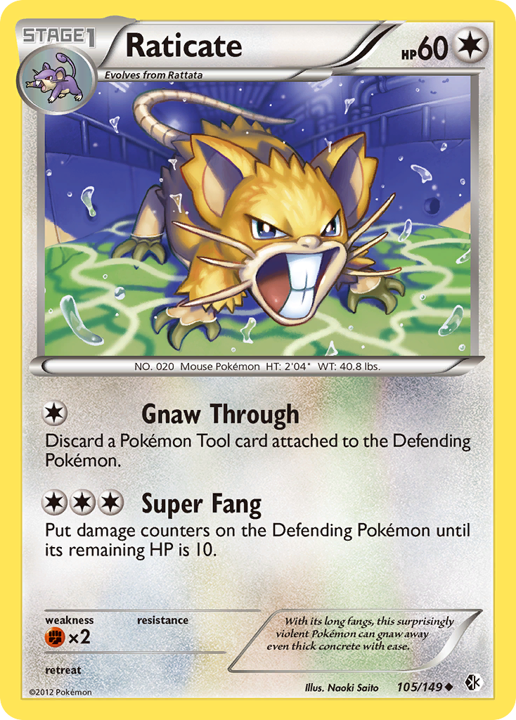 Boundaries Crossed Raticate #105/149