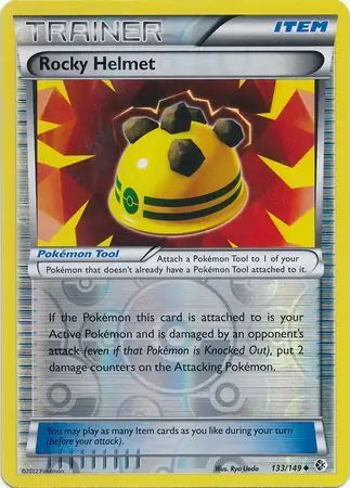 Boundaries Crossed Rocky Helmet #133/149 reverse holo