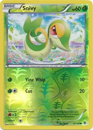 Boundaries Crossed Snivy #11/149 reverse holo