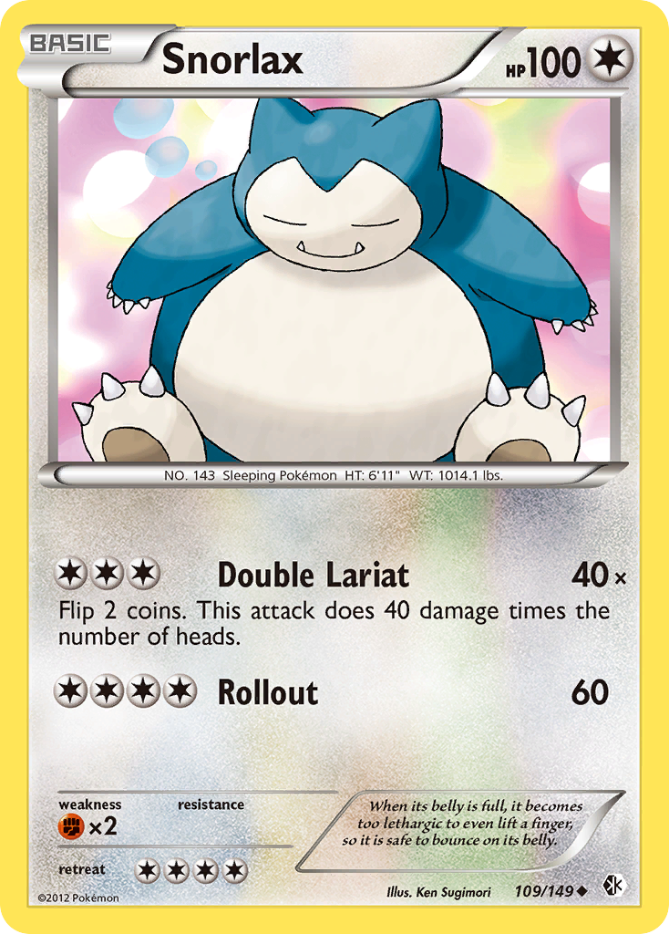 Boundaries Crossed Snorlax #109/149