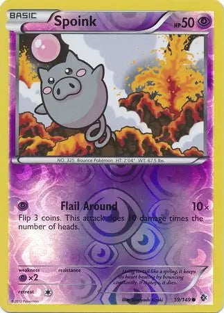 Boundaries Crossed Spoink #59/149 reverse holo