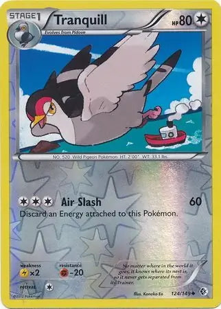 Boundaries Crossed Tranquill #124/149 reverse holo