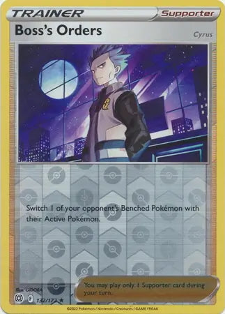 Brilliant Stars Boss’s Orders #132/172 reverse holo