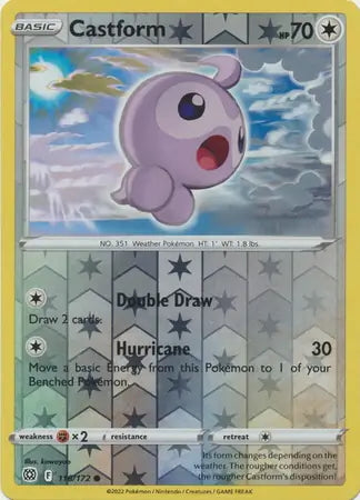 Brilliant Stars Castform #116/172 reverse holo