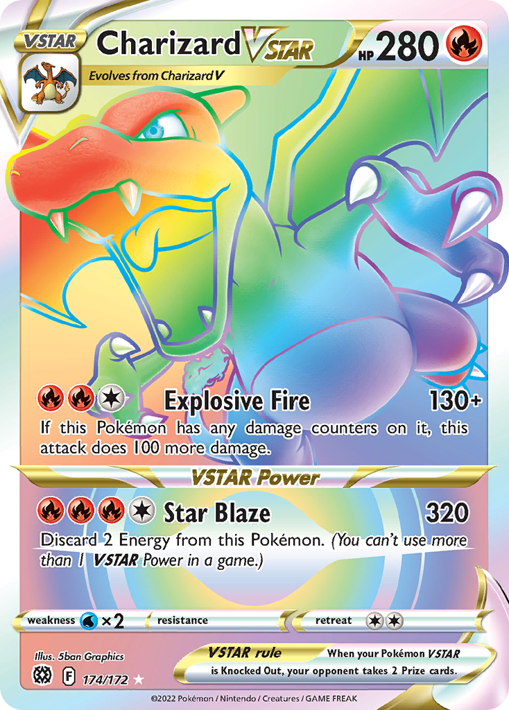 Brilliant Stars Charizard VSTAR #174/172
