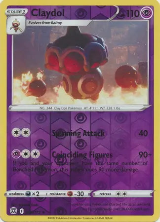 Brilliant Stars Claydol #59/172 reverse holo