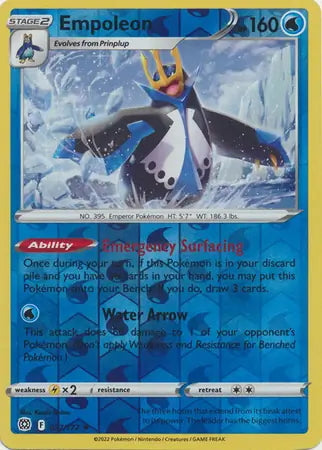 Brilliant Stars Empoleon #37/172 reverse holo