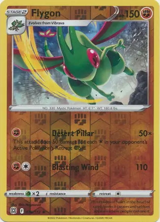 Brilliant Stars Flygon #76/172 reverse holo
