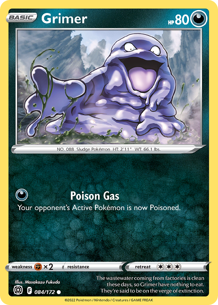 Brilliant Stars Grimer #84/172