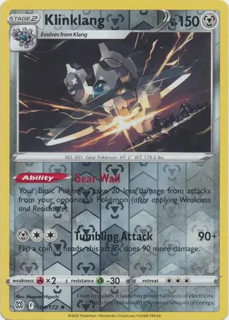 Brilliant Stars Klinklang #104/172 reverse holo