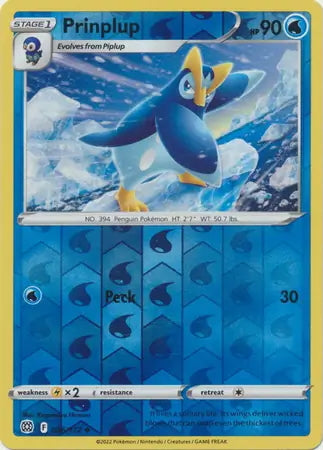 Brilliant Stars Prinplup #36/172 reverse holo