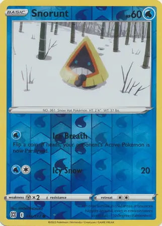 Brilliant Stars Snorunt #34/172 reverse holo