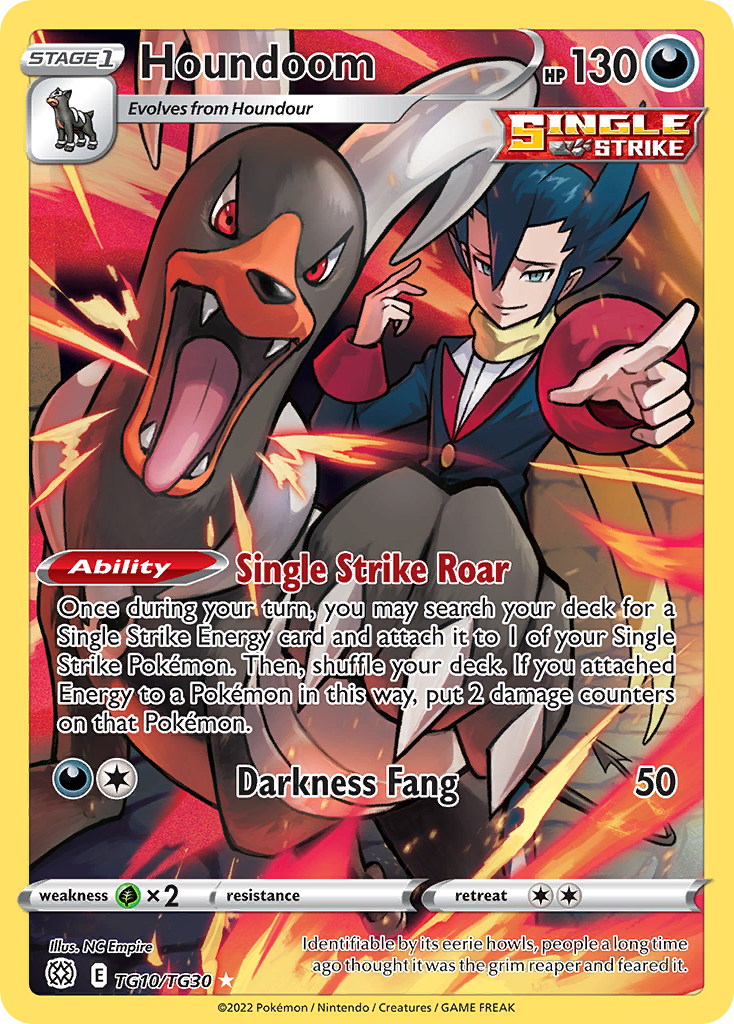 Brilliant Stars Trainer Gallery Houndoom #TG10/30