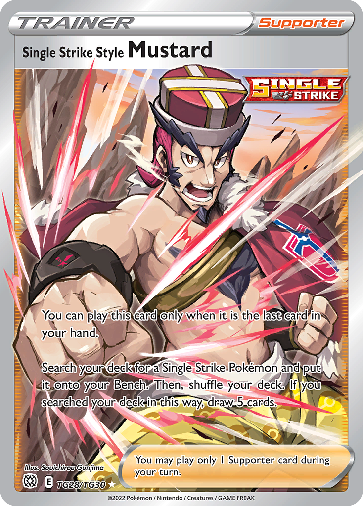 Brilliant Stars Trainer Gallery Style Mustard #TG28/30