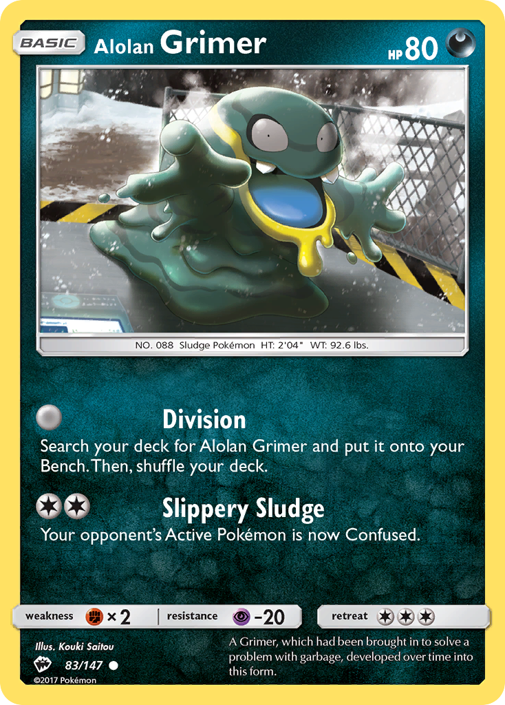 Burning Shadows Alolan Grimer #83/147