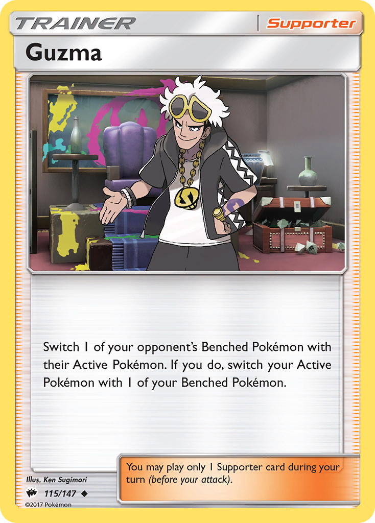 Burning Shadows Guzma #115/147