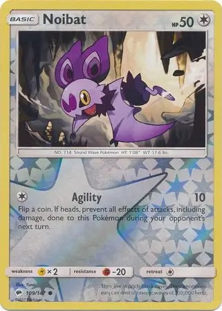 Burning Shadows Noibat #109/147 reverse holo
