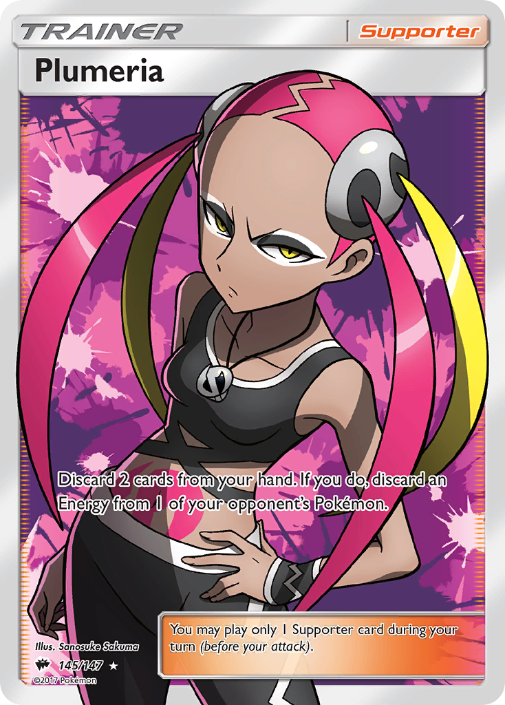 Burning Shadows Plumeria #145/147