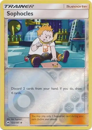 Burning Shadows Sophocles #123/147 reverse holo
