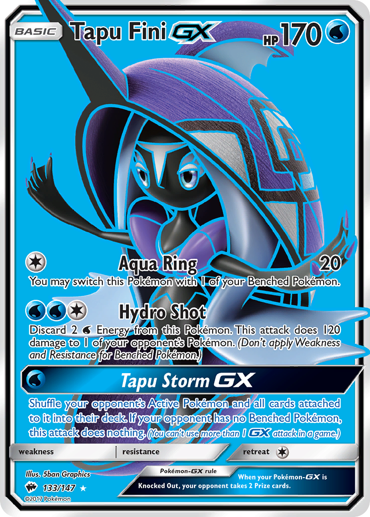 Burning Shadows Tapu Fini GX #133/147