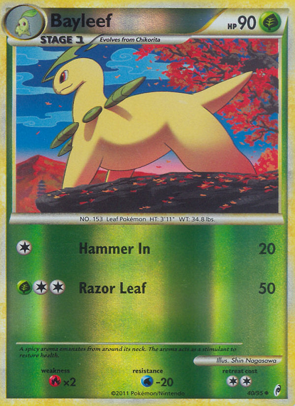 Call of Legends Bayleef #40/95 reverse holo