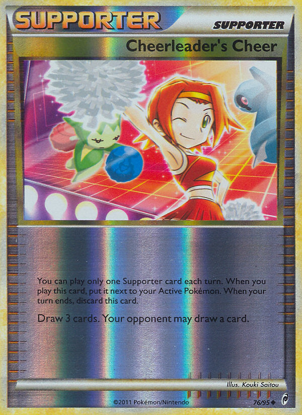 Call of Legends Cheerleader's Cheer #76 reverse holo