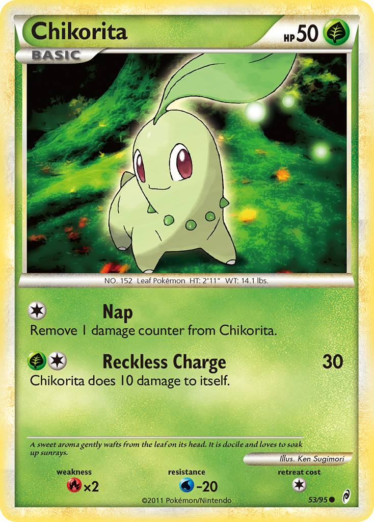 Call of Legends Chikorita #53/95
