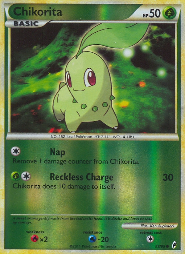 Call of Legends Chikorita #53/95 reverse holo