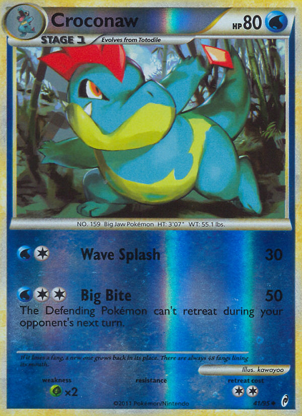 Call of Legends Croconaw #41/95 reverse holo