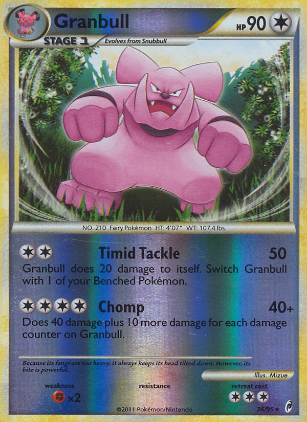 Call of Legends Granbull #26/95 reverse holo