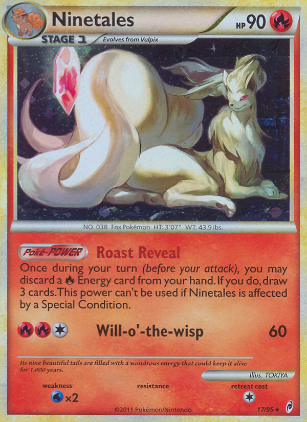 Call of Legends Holo Ninetales #17/95
