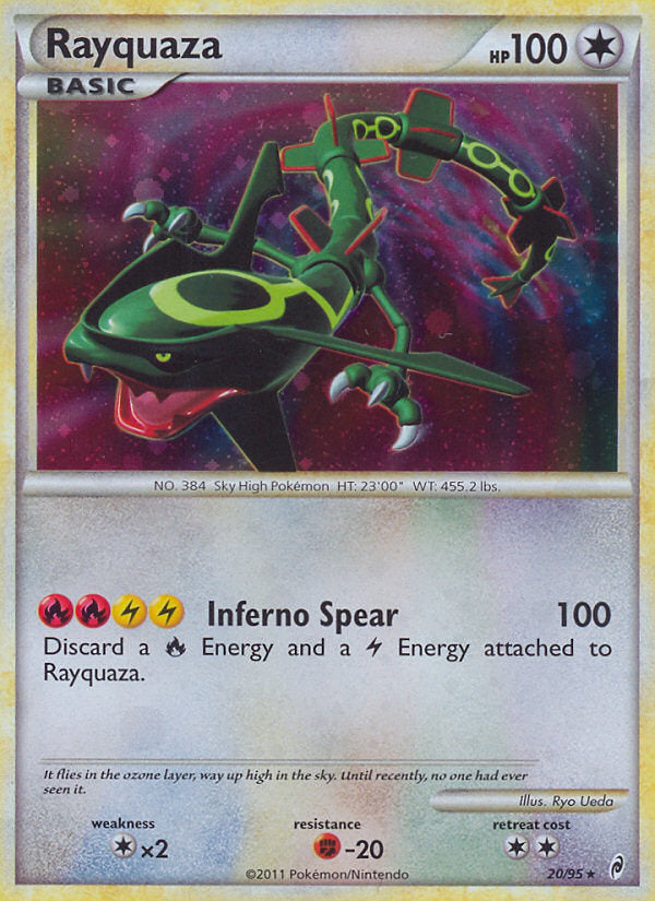 Call of Legends Holo Rayquaza #20/95