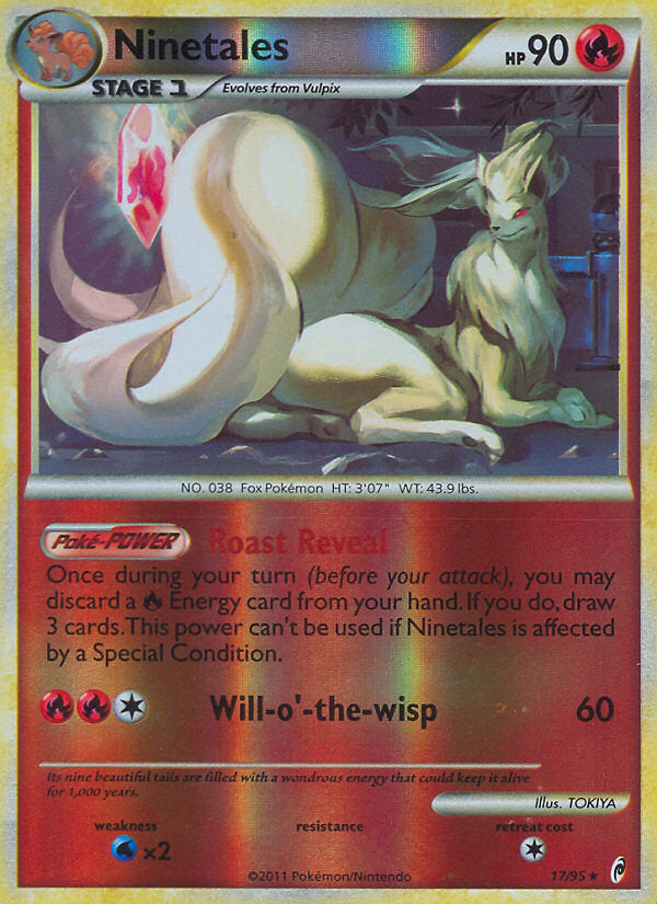 Call of Legends Ninetales #17/95 reverse holo