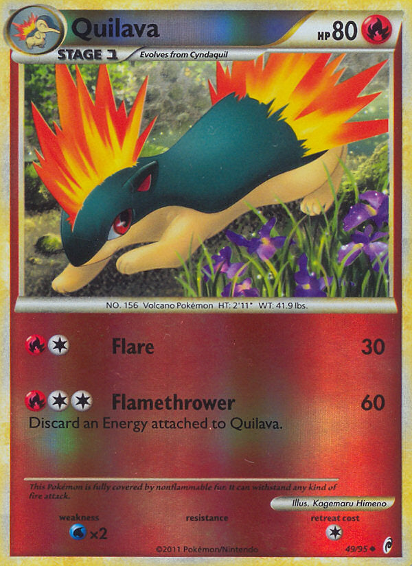 Call of Legends Quilava #49/95 reverse holo