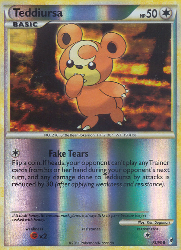 Call of Legends Teddiursa #73/95 reverse holo
