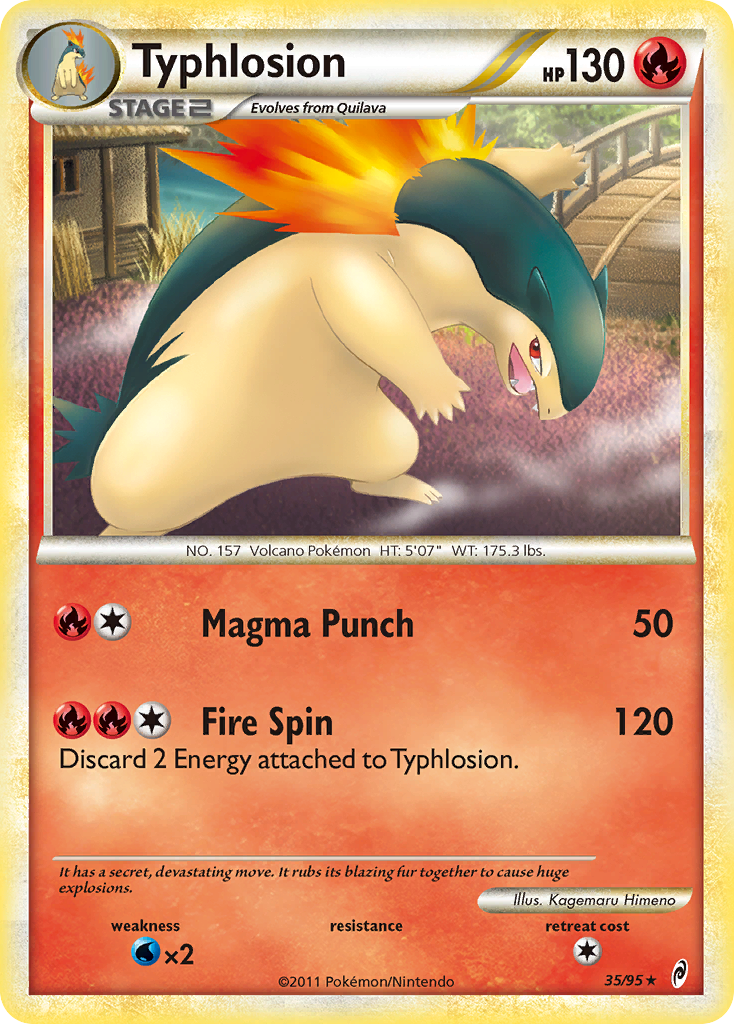 Call of Legends Typhlosion #35/95