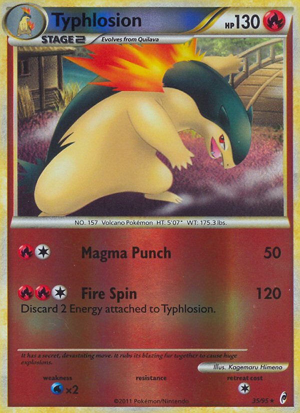 Call of Legends Typhlosion #35/95 reverse holo