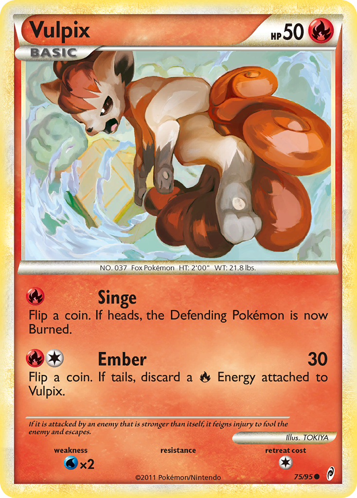 Call of Legends Vulpix #75/95