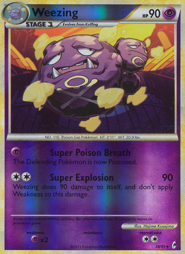 Call of Legends Weezing #38/95 reverse holo