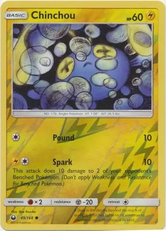 Celestial Storm Chinchou #49/168 reverse holo