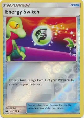 Celestial Storm Energy Switch #129/168 reverse holo
