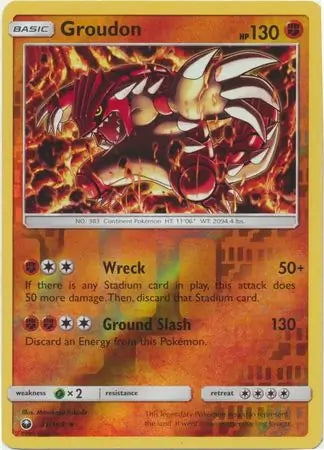 Celestial Storm Groudon #81/168 reverse holo