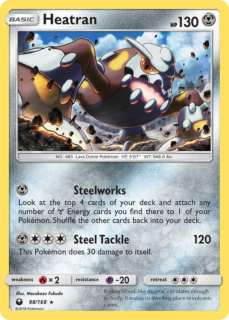 Celestial Storm Holo Heatran #98/168
