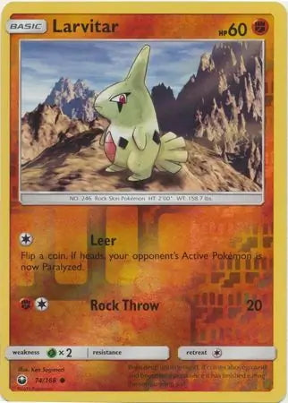 Celestial Storm Larvitar #74/168 reverse holo