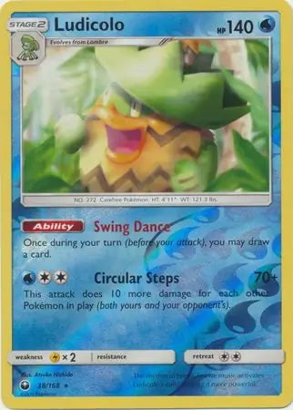Celestial Storm Ludicolo #38/168 reverse holo