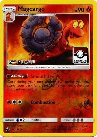 Celestial Storm Magcargo #24 Second Place League Promo