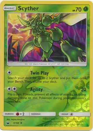 Celestial Storm Scyther #4/168 reverse holo