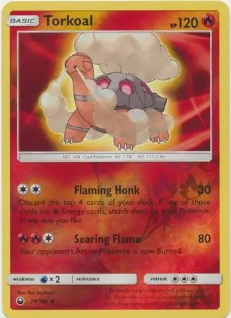 Celestial Storm Torkoal #29/168 reverse holo